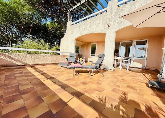 2 Pieces, Terrasse Vue Mer, Proche - Fr-1-226-565 * Sainte-Maxime